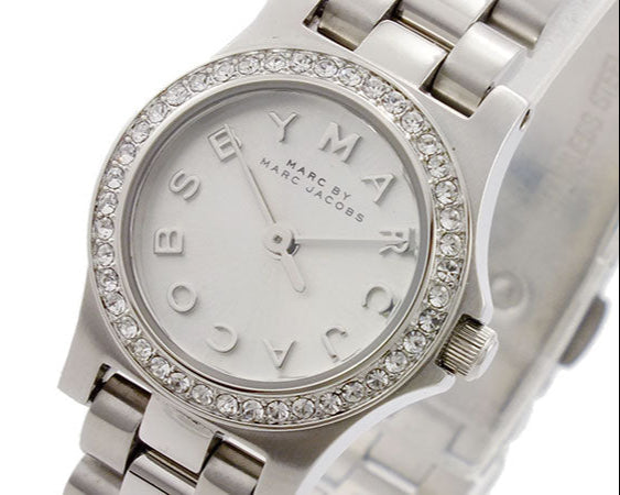 Marc Jacobs Henry Silver Dial Silver Steel Strap Watch for Women - MBM3276