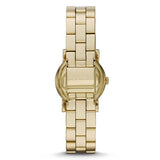 Marc Jacobs Amy Black Dial Gold Steel Strap Watch for Women - MBM3336