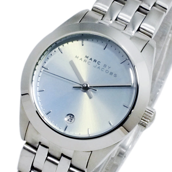 Marc Jacobs Peeker Blue Dial Silver Steel Strap Watch for Women - MBM3376