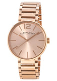 Marc Jacobs Peggy Rose Gold Dial Rose Gold Steel Strap Watch for Women - MBM3406