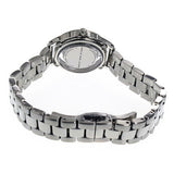 Marc Jacobs Tether Transparent Silver Dial Silver Steel Strap Watch for Women - MBM3416