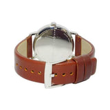 Marc Jacobs Fergus White Dial Brown Leather Strap Watch for Women - MBM8649