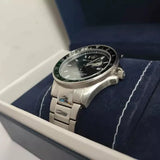 Luxury wristwatch in box