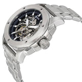 Fossil Modern Machine Automatic Silver Dial Silver Steel Strap Watch for Men - ME3081