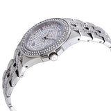 Bulova Crystal Collection Silver Dial Silver Steel Strap Watch for Women - 96L243