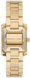 Michael Kors Emery Three-Hand Crystals Silver Dial Gold Steel Strap Watch for Women - MK4640