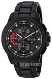 Michael Kors Ryker Chronograph Black Dial Black Steel Strap Watch For Men - MK8529