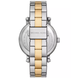 Michael Kors Analog Blue Dial Two Tone Steel Strap Watch for Women - MKO1049