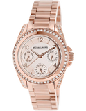 Michael Kors Blair Rose Gold Dial Rose Gold Steel Strap Watch for Women - MK5613