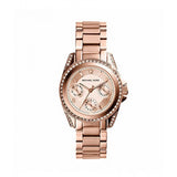 Michael Kors Blair Rose Gold Dial Rose Gold Steel Strap Watch for Women - MK5613