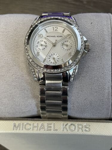 Michael Kors Blair Silver Dial SIlver Steel Strap Watch for Women - MK5612
