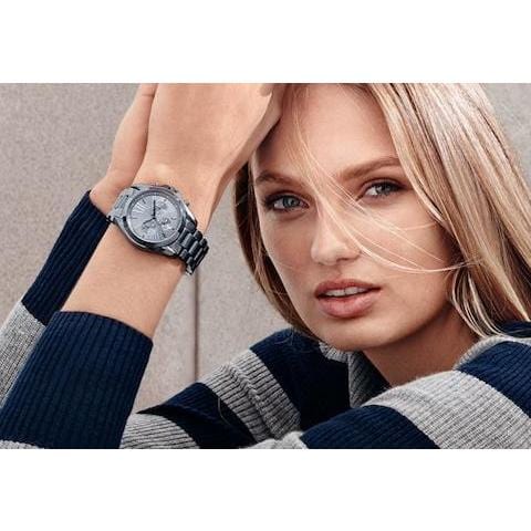 Michael Kors Bradshaw Blue Dial Blue Steel Strap Watch for Men - MK6248
