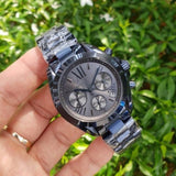 Michael Kors Bradshaw Blue Dial Blue Steel Strap Watch for Men - MK6248