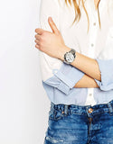 Michael Kors Bradshaw  Chronograph Silver Dial Silver Steel Strap Watch for Women - MK6174