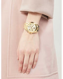 Michael Kors Bradshaw Gold Dial Gold Steel Strap Watch for Women - MK5605