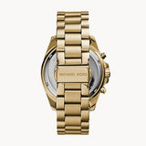 Michael Kors Bradshaw Gold Dial Gold Steel Strap Watch for Women - MK5605