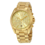 Michael Kors Bradshaw Gold Dial Gold Steel Strap Watch for Women - MK5605