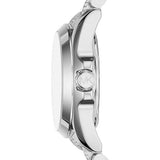 Michael Kors Bradshaw Silver Dial Silver Stainless Steel Strap Watch for Women - MK6486