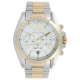 Michael Kors Bradshaw Silver Dial Two Tone Steel Strap Watch for Women - MK5627