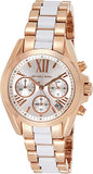 Michael Kors Bradshaw Silver Dial Two Tone Steel Strap Watch for Women - MK5907