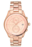 Michael Kors Briar Quartz Rose Gold Dial Rose Gold Steel Strap Watch For Women - MK6465