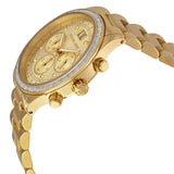 Michael Kors Runway Gold Dial Gold Steel Strap Watch for Women - MK5166