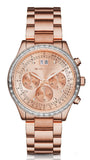 Michael Kors Brinkley Rose Gold Dial Rose Gold Steel Strap Watch for Women - MK6204
