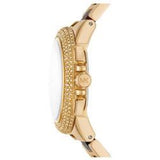 Michael Kors Tibby Multifunction Gold Dial Gold Steel Strap Watch For Women - MK7292