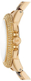 Michael Kors Tibby Multifunction Gold Dial Gold Steel Strap Watch For Women - MK7292