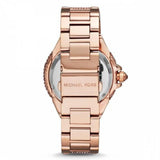 Michael Kors Camille Crystal Rose Gold Dial Rose Gold Steel Strap Watch for Women - MK5862
