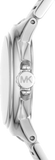 Michael Kors Camille Three Hand Silver Dial Silver Steel Strap Watch For Women - MK7259