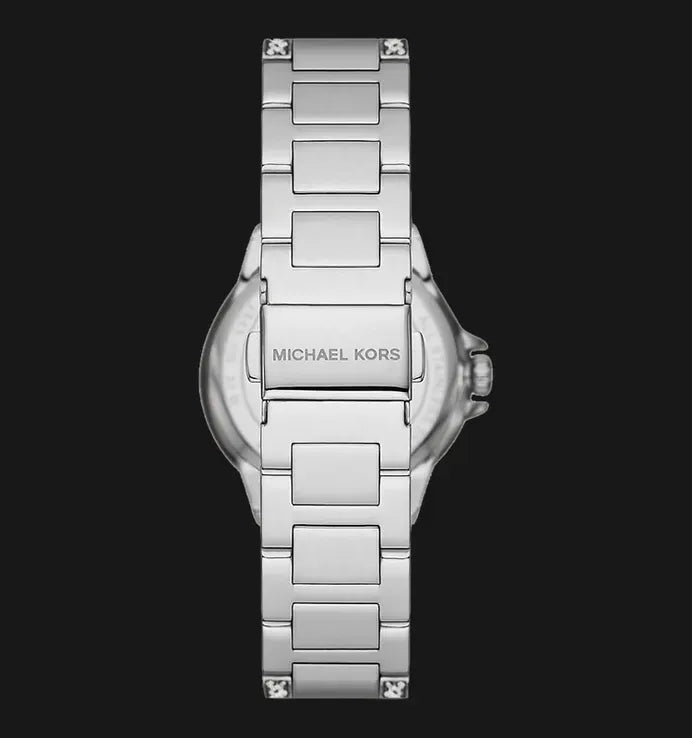 Michael Kors Camille Multifunction Crystals Silver Dial Silver Steel Strap Watch For Women - MK6996