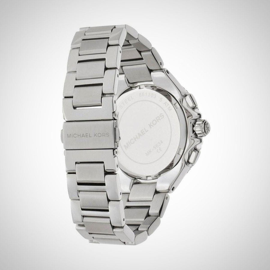 Michael Kors Camille Silver Dial Silver Steel Strap Watch for Women - MK5634