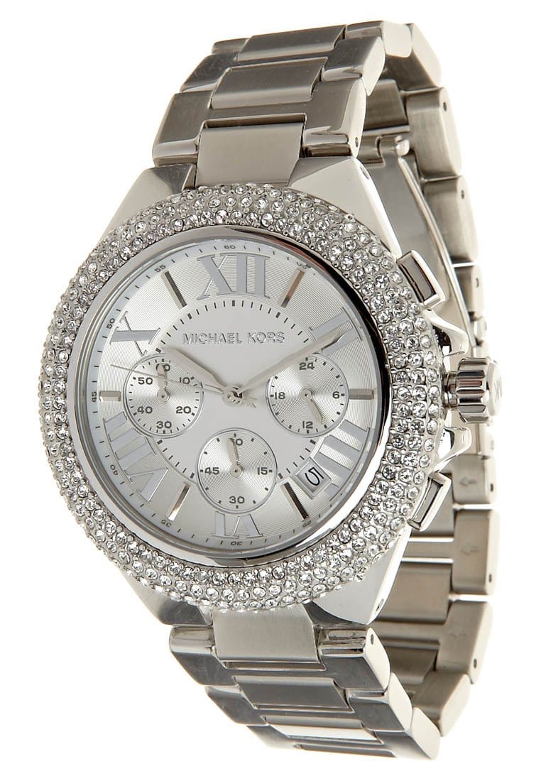 Michael Kors Camille Silver Dial Silver Steel Strap Watch for Women - MK5634
