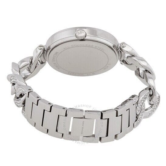Michael Kors Catelyn Quartz Crystals Silver Dial Silver Steel Strap Watch For Women - MK4675