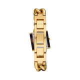 Michael Kors Chain Lock Analog Silver Dial Two Tone Steel Strap Watch for Women - MK4808