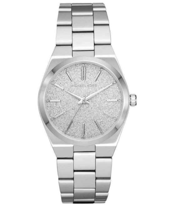 Michael Kors Channing Three Hand Silver Dial Silver Steel Strap Watch For Women - MK6626