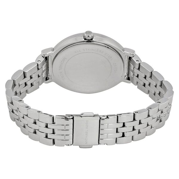 Michael Kors Cinthia White Mother of Pearl Dial Silver Steel Strap Watch for Women for Women - MK3641