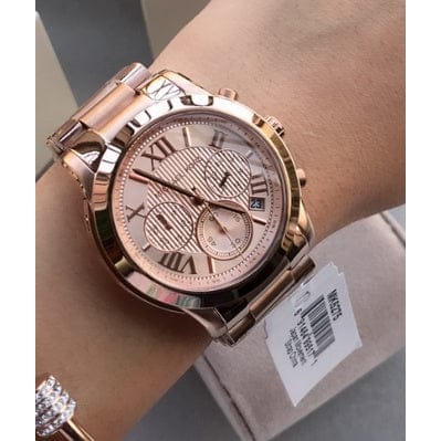 Michael Kors Cooper Rose Gold Rose Gold Steel Strap Watch for Women - MK6275