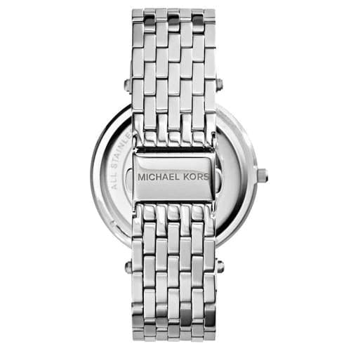 Michael Kors Darci Crystal Pink Dial Silver Stainless Steel Strap Watch for Women - MK3352