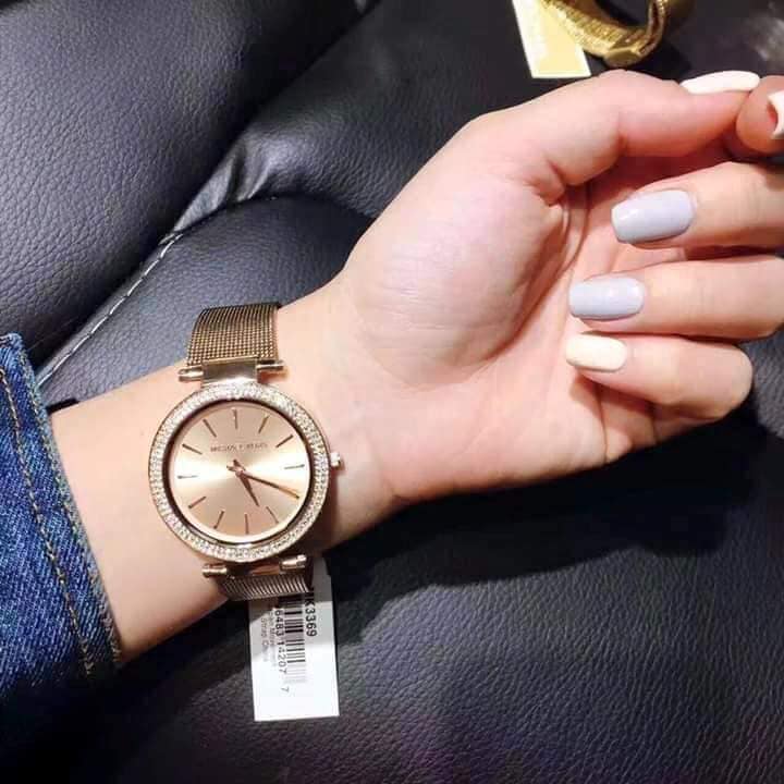 Michael Kors Darci Gold Dial Gold Mesh Bracelet Watch for Women - MK3368