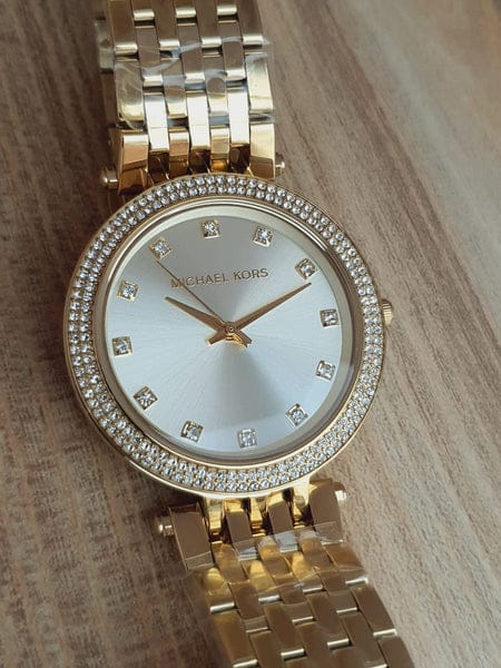 Michael Kors Darci Gold Dial Gold Stainless Steel Strap Watch for Women - MK3216