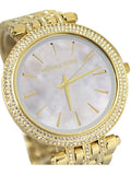 Michael Kors Darci Mother of Pearl Dial Gold Steel Strap Watch for Women - MK3219