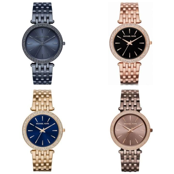 Michael Kors Darci Quartz Brown Dial Brown Steel Strap Watch For Women - MK3416