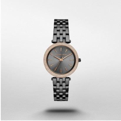 Michael Kors Darci Quartz Grey Dial Grey Steel Strap Watch For Women - MK3432