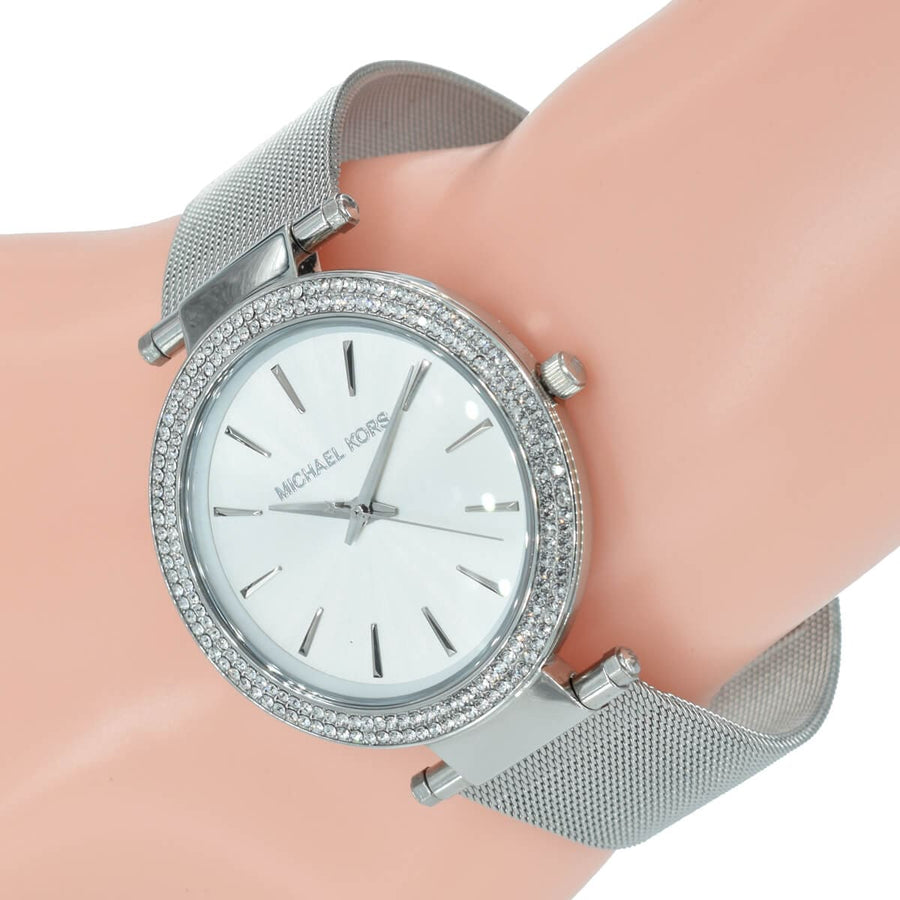 Michael Kors Darci Silver Dial Silver Mesh Bracelet Watch for Women - MK3367