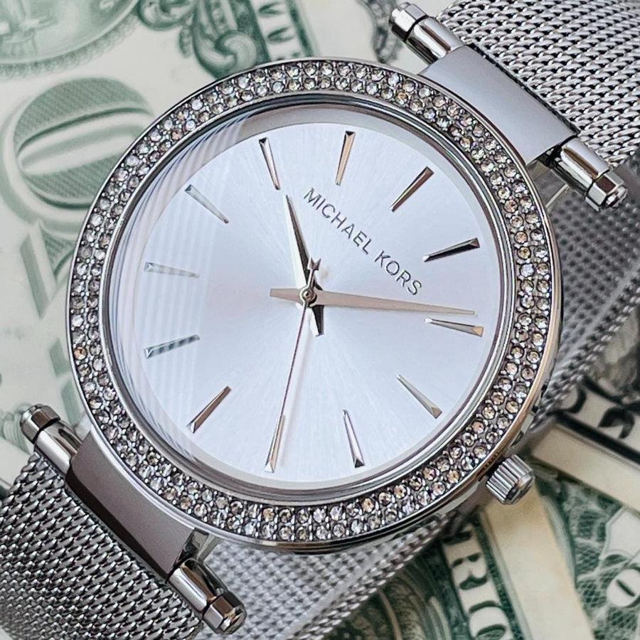 Michael Kors Darci Silver Dial Silver Mesh Bracelet Watch for Women - MK3367
