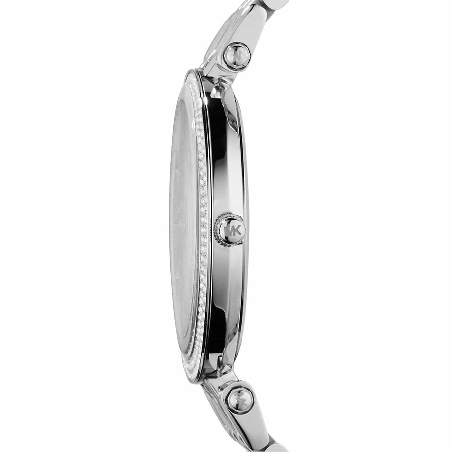 Michael Kors Darci Silver Dial Silver Stainless Steel Strap Watch for Women - MK3190