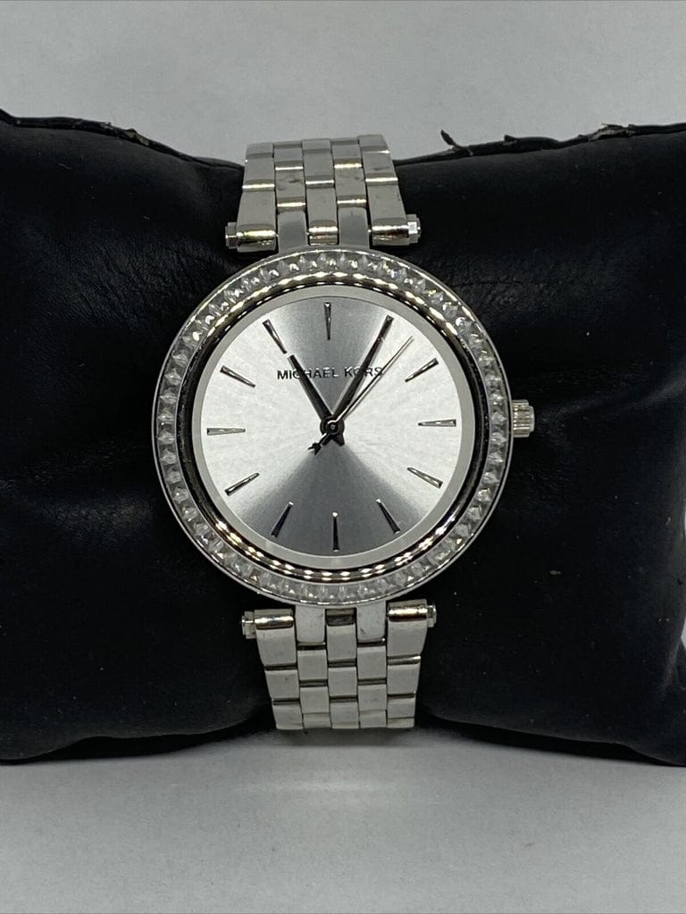 Michael Kors Darci Silver Dial Silver Stainless Steel Strap Watch for Women - MK3364
