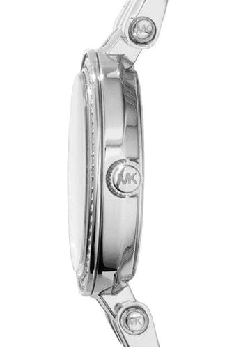 Michael Kors Darci Silver Dial Silver Steel Strap Watch for Women - MK3294